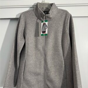 32 Degrees Gray Utility Jacket with Stand-Up Collar